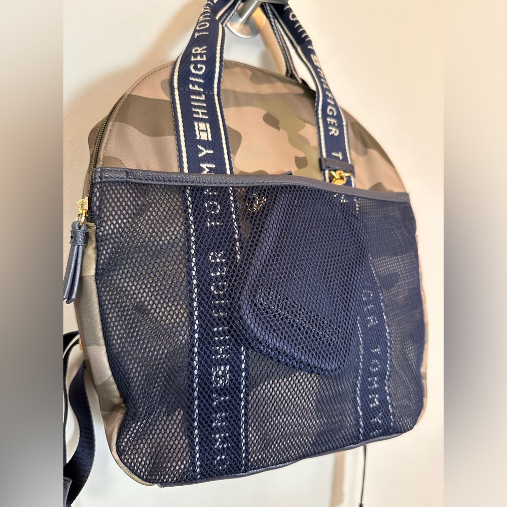 Tommy Hilfiger Camo & Navy Backpack